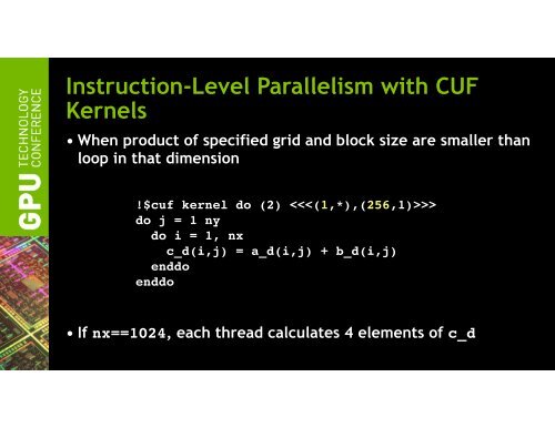 with CUDA Fortran