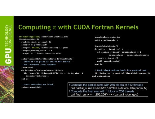 with CUDA Fortran