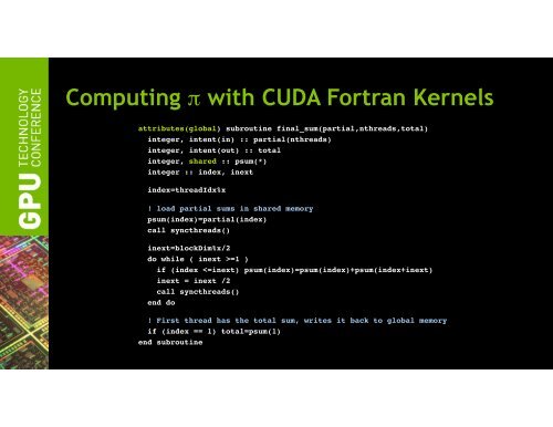 with CUDA Fortran