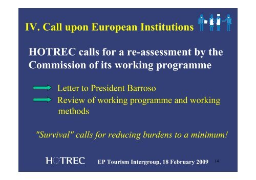 HOTREC presentation 18.2.2009 - ENAT | European Network for ...