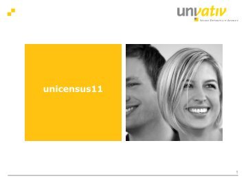 unicensus 2011 - bei univativ