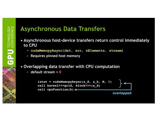 Tutorial: Introduction to CUDA Fortran | GTC 2013