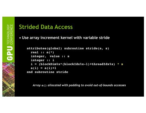 Tutorial: Introduction to CUDA Fortran | GTC 2013