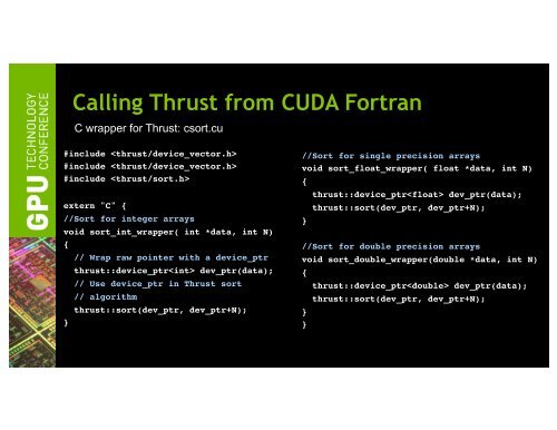 Tutorial: Introduction to CUDA Fortran | GTC 2013