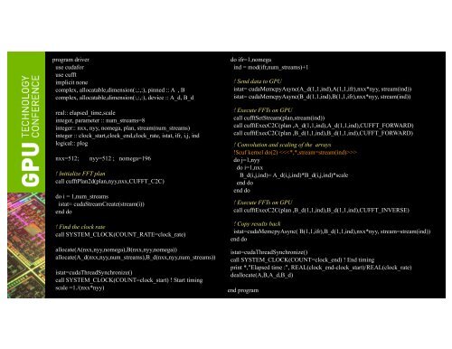 Tutorial: Introduction to CUDA Fortran | GTC 2013