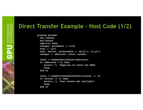 Tutorial: Introduction to CUDA Fortran | GTC 2013