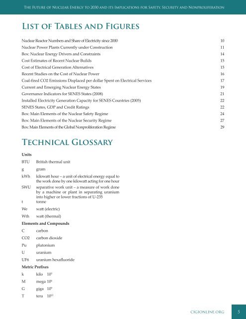 THE FUTURE OF NUCLEAR ENERGY TO 2030 AND ITS ... - acuns