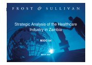 Strategic Analysis of the Healthcare Industry in Zambia - Growth ...