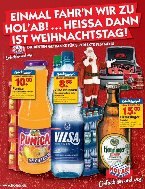 HEISSA DANN IST WEIHNACHTSTAG! - Hol