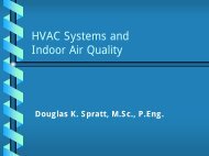 HVAC Systems and Indoor Air Quality