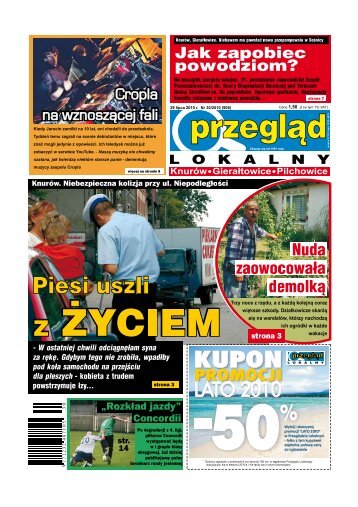 W ostatniej chwili odciÄgnÄÅam syna za rÄkÄ ... - PrzeglÄd Lokalny