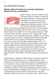 La storia di Corazza - Cavarzere