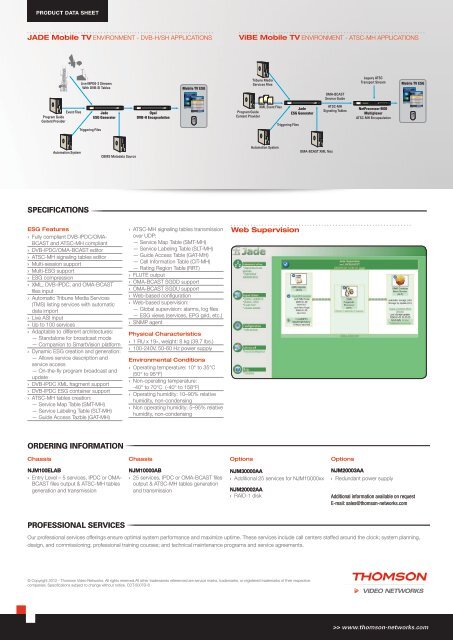 Download - Thomson Video Networks