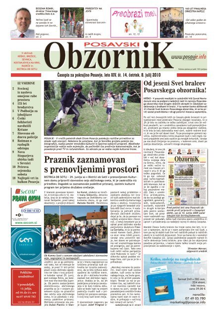 Posavski obzornik 19/07 - ZaÄ etek