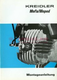 Kreidler Mofa-Moped, montageanleitung - Kreidler Original