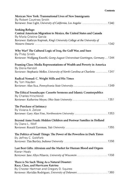 Table of Contents (PDF) - Social Forces