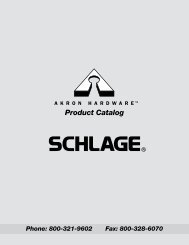 Product Catalog - Akron Hardware