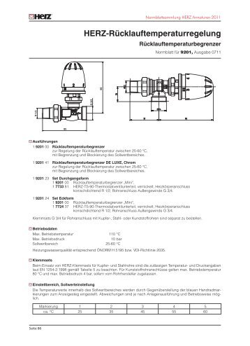 HERZ-RÃ¼cklauftemperaturregelung