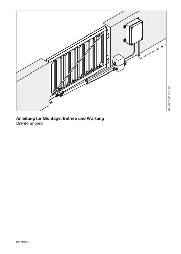 Drehtorantrieb RotaMatic - HÃ¶rmann