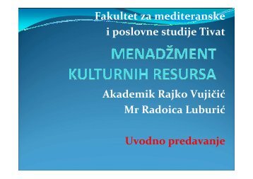 MenadÅ¾ment za kulturu