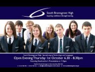 Our achievements - South Bromsgrove High School Technology ...