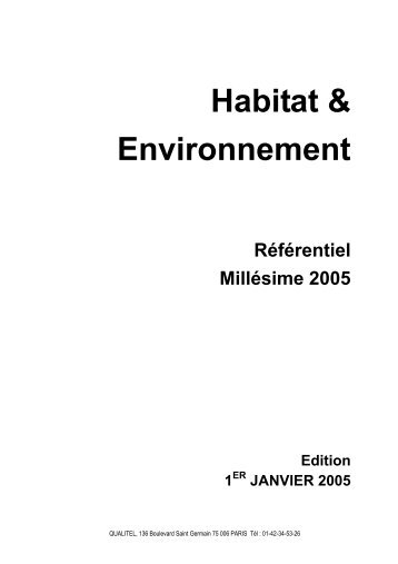 Habitat & Environnement - Qualité Logement