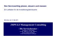 KPI`s - IMPULS Management Consulting GmbH