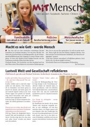 MitMensch 13 - Sozialwerk Aachener Christen eV