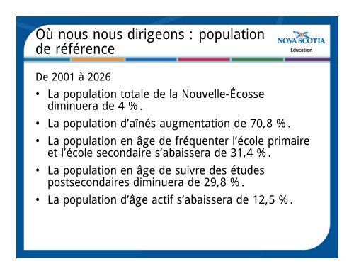 Nouvelle-Écosse - Base de données en alphabétisation des adultes