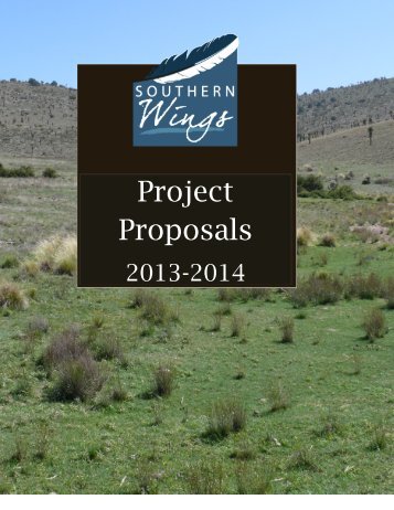 Project Proposals - Association of Fish and Wildlife Agencies