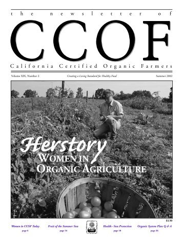 Herstory: Women in Organic Agriculture - CCOF