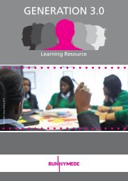 Learning Resource - Runnymede Trust