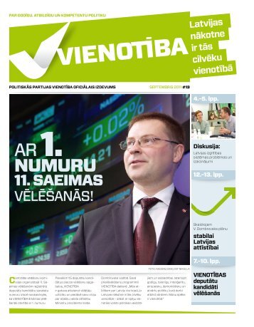 AR 1. numuru - VienotÄ«ba