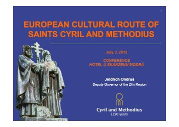 EUROPEAN CULTURAL ROUTE OF UROPEAN CULTURAL ...