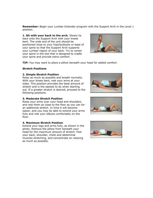 Lumbar extender back stretcher sale