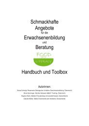 Teil 2 - Food Literacy