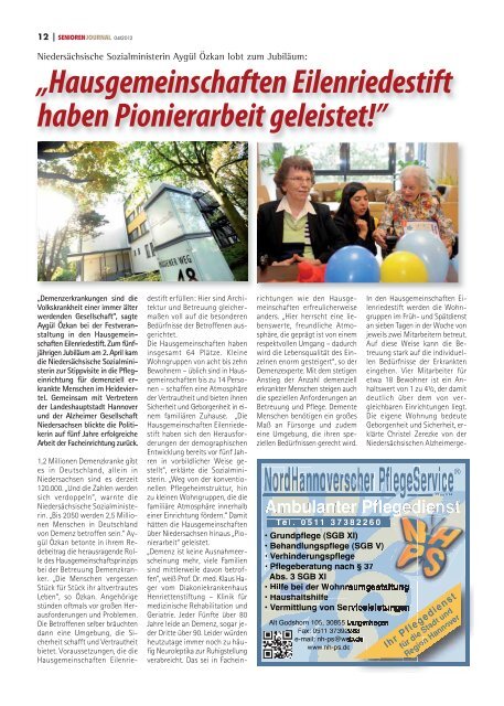 Senioren Journal 04/2012 - LeineVision.