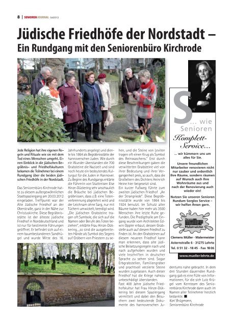 Senioren Journal 04/2012 - LeineVision.