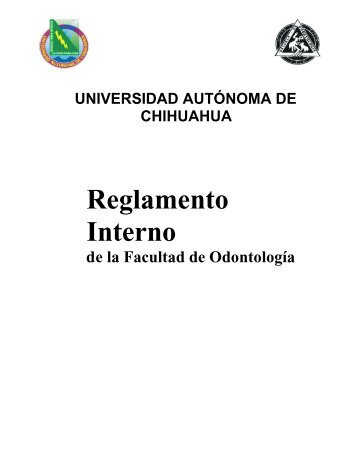 Reglamento Interno - Facultad de OdontologÃ­a - Universidad ...