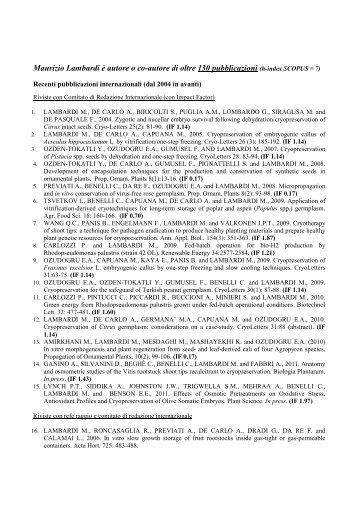 Pubblicazioni (pdf) - Ivalsa - Cnr