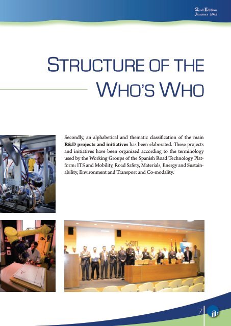 The Who's Who in Spanish Road Infrastructure Technology