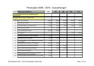 Finanzplan 2006 - Technische Betriebe Velbert AÃƒÂ¶R