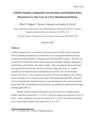 Volatile Organic Compound Concentrations and Emission ... - OSTI