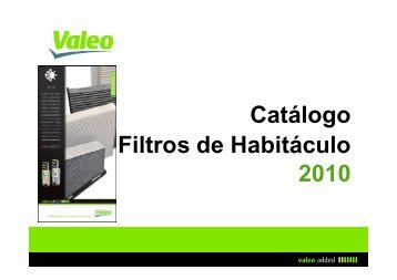 PresentaciÃ³n CatÃ¡logo de Filtros 2010 [Modo de ... - Valeo