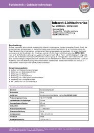 Infrarot-Lichtschranke - LINK GmbH