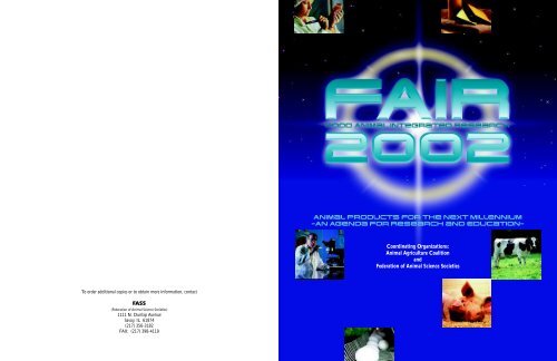 Fair 2002 - Federation of Animal Science Societies