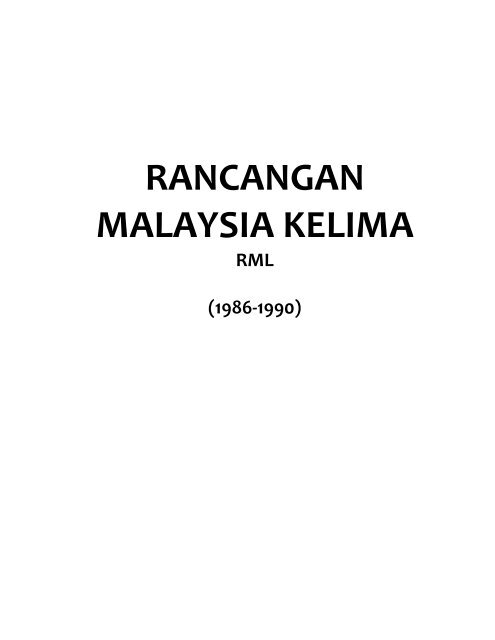 RANCANGAN MALAYSIA KELIMA