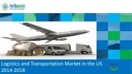 Logistics and Transportation Market in the US 2014-2018