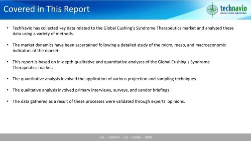 Global Cushing's Syndrome Therapeutics Market 2015-2019