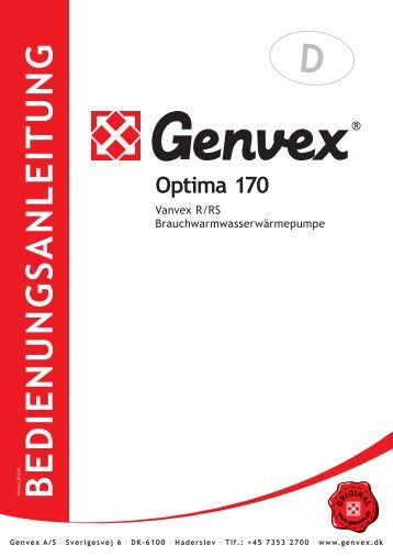Vanvex R/RS - Optima 170 - Genvex